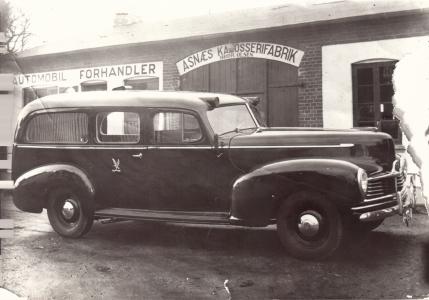 Hudson 1947 Falck bil - Brdr. Olsens karroserifabrik