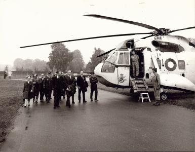 Flyhistorie: Grønholt - Kongeligt besøg i 1974