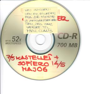 CD med billeder fra Kastellet og Sofiero