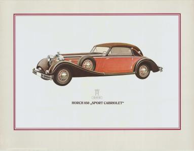 Horch 850 "sport cabriolet"