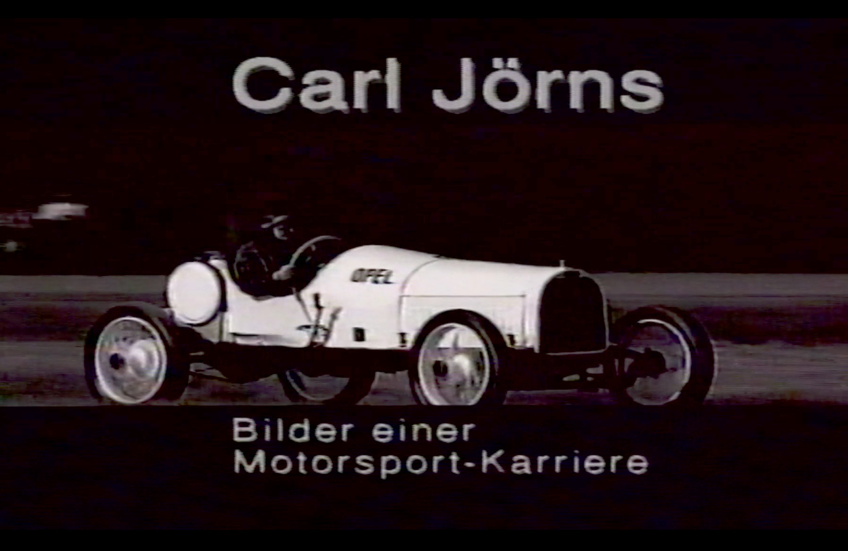 Carl Jörns - En motorsport karriere